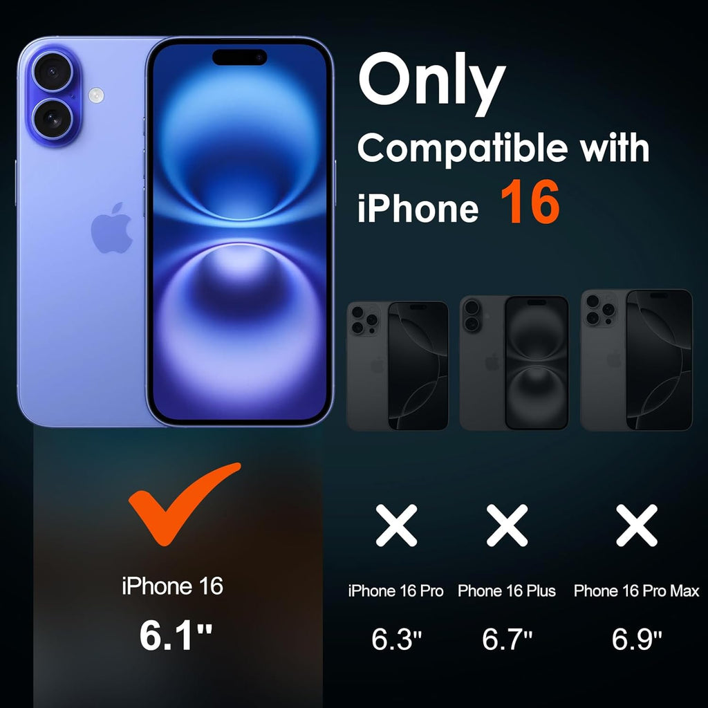 Screen Protector for Iphone 16 / Iphone 15, with Alignment Frame Tool, Tempered Glass Protection Film - without Air Bubbles -Ultra Resistant Hardness 9H 6.1-Inch, 2-Pack